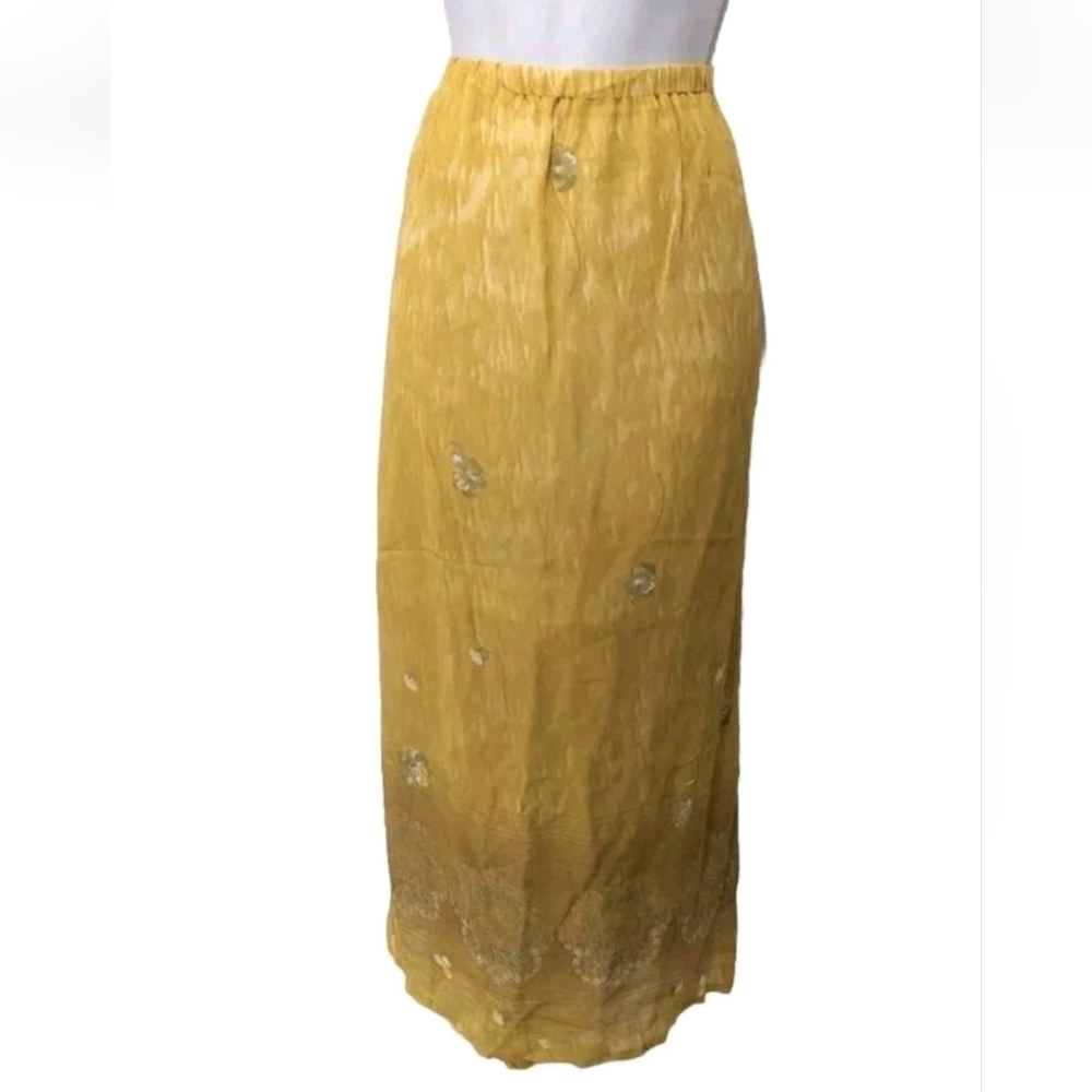 NWT Donizetti Midi Skirt XL Chiffon Tribal Whimsical #750